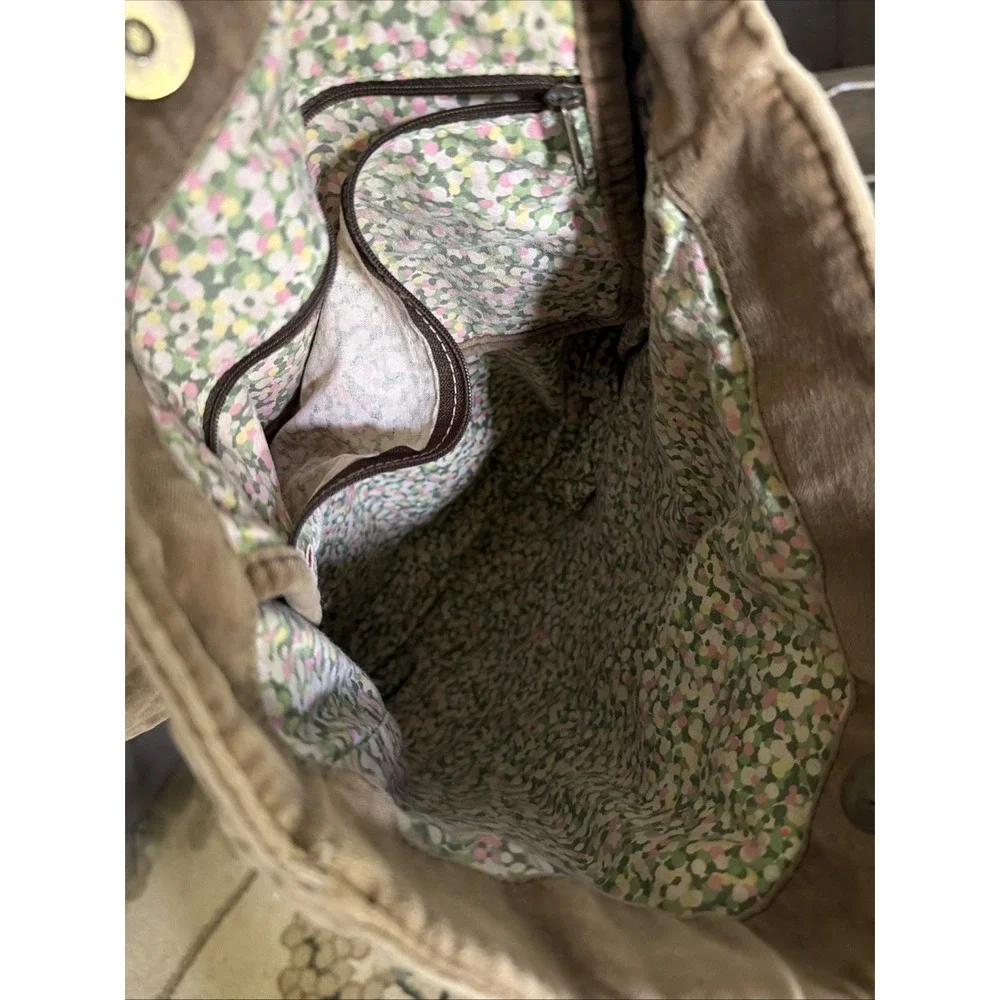 Vintage Y2K American Eagle Velvet Velour Tote Bag AEO Big Bag 2000s Soft Stylish